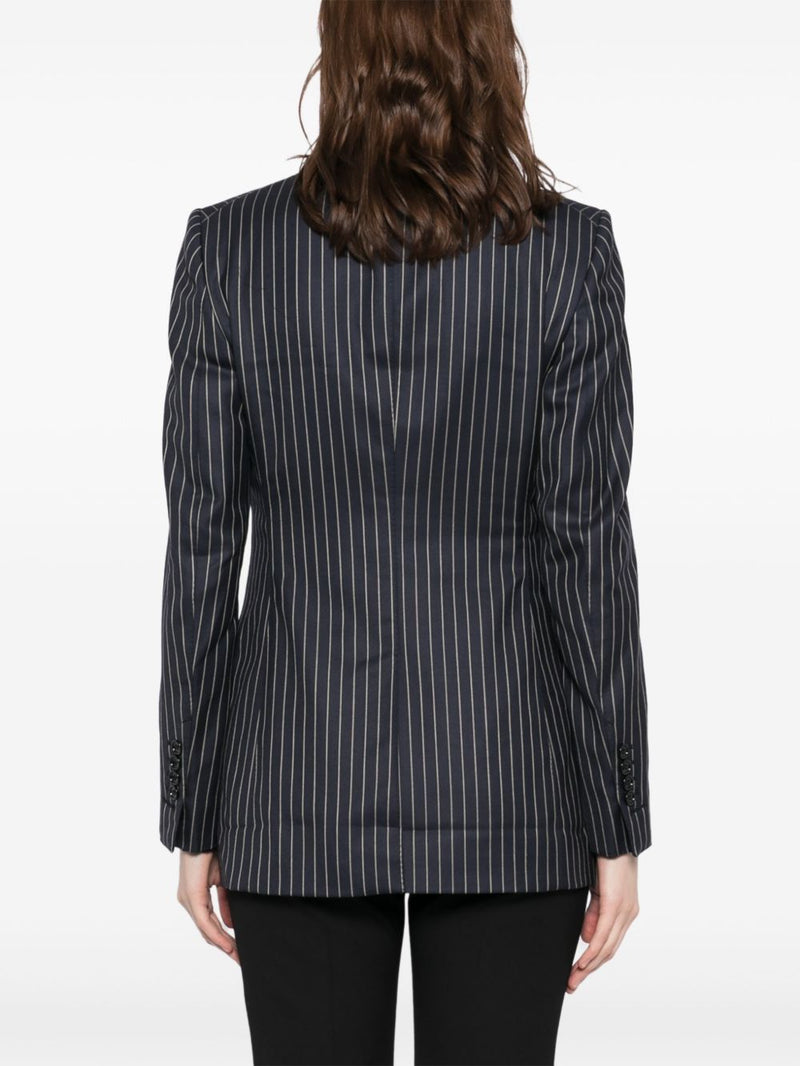 Tom Ford Pinstripe single-breasted blazer | Urbalenti™ NYC