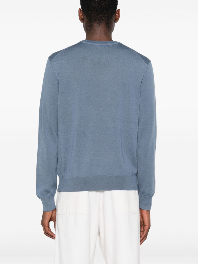 Maison Kitsuné Maison Kitsuné Maison Kitsune Bold Fox Head Applique Sweater