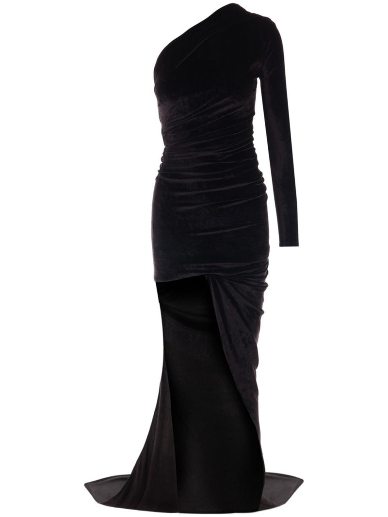 Balenciaga Long asymmetrical one-shoulder dress | Urbalenti™ NYC