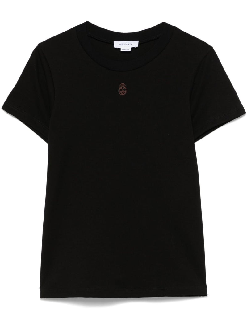 Alexander McQueen Cut & Sew T-Shirt - Black Cotton | Urbalenti | Urbalen... | Urbalenti™ NYC