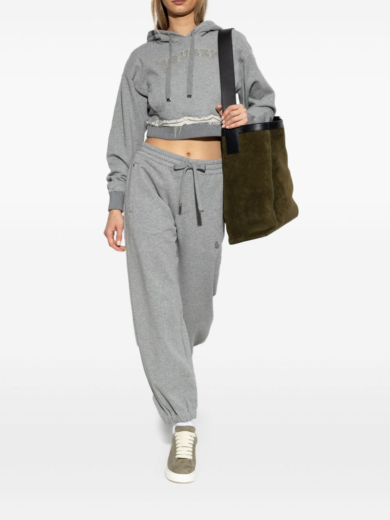 Alexander McQueen Logo-embroidered track pants | Urbalenti™ NYC