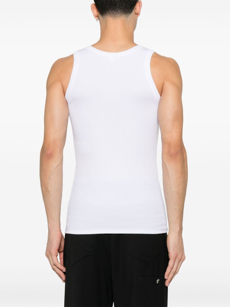 Alexander McQueen Skull-embroidered tank top | Urbalen... | Urbalenti™ NYC