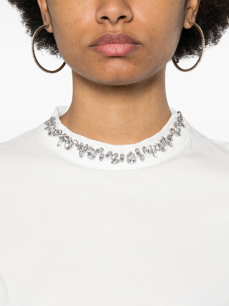 Golden Goose rhinestone-embellished Cotton T-Shirt | Urbalenti | Urbalen... | Urbalenti™ NYC