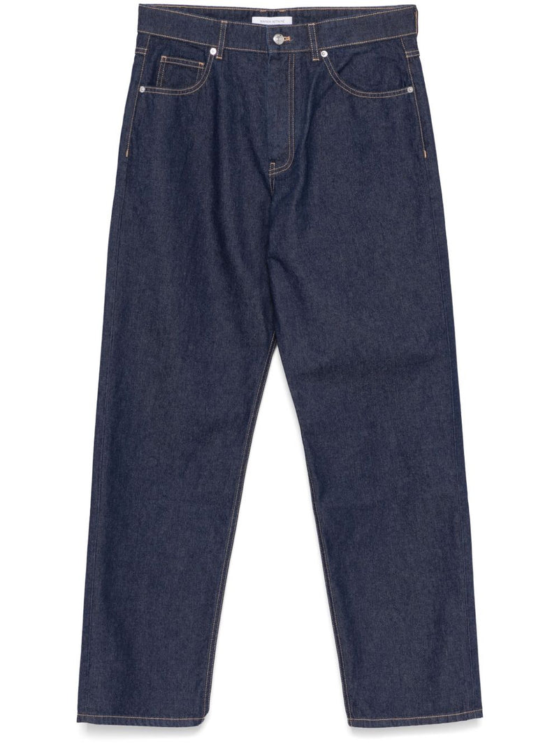Maison Kitsuné Maison Kitsuné Maison Kitsune Mid-Rise Straight Pants