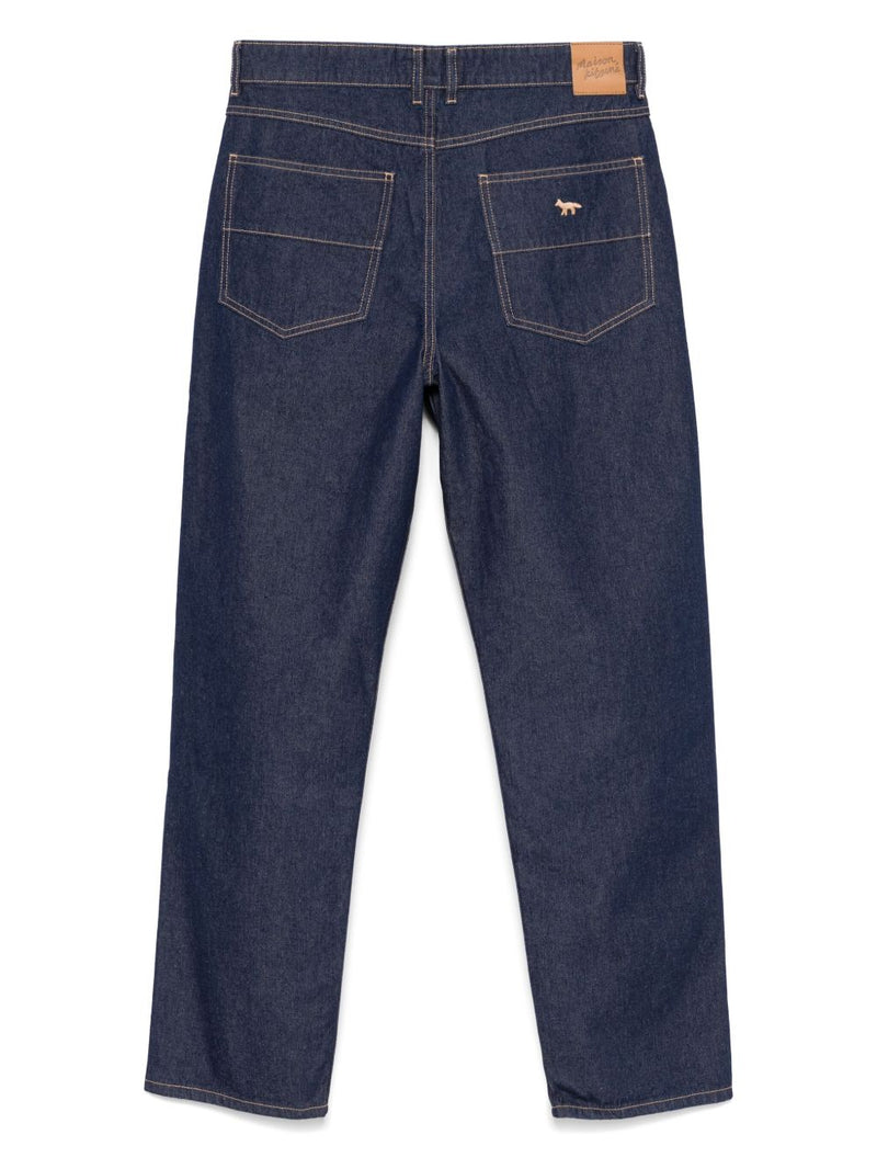 Maison Kitsuné Maison Kitsuné Maison Kitsune Mid-Rise Straight Pants