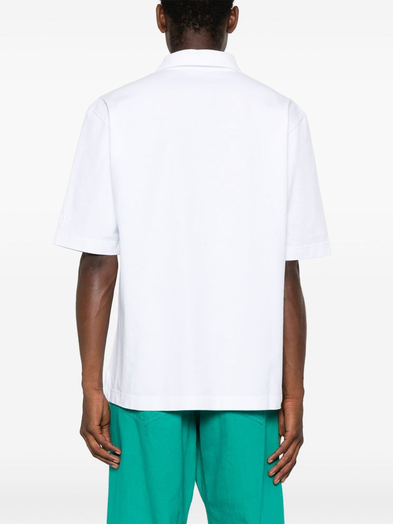 Marni logo-patch polo shirt | Urbalenti™ NYC