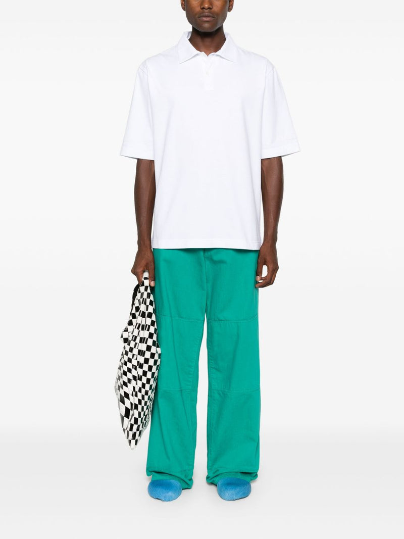 Marni logo-patch polo shirt | Urbalenti™ NYC