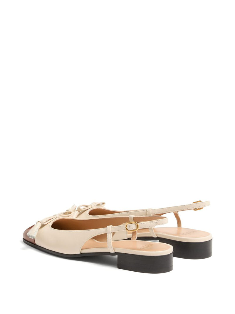 Valentino Garavani Valet Du Roi slingback ballerinas | Urbalenti™ NYC