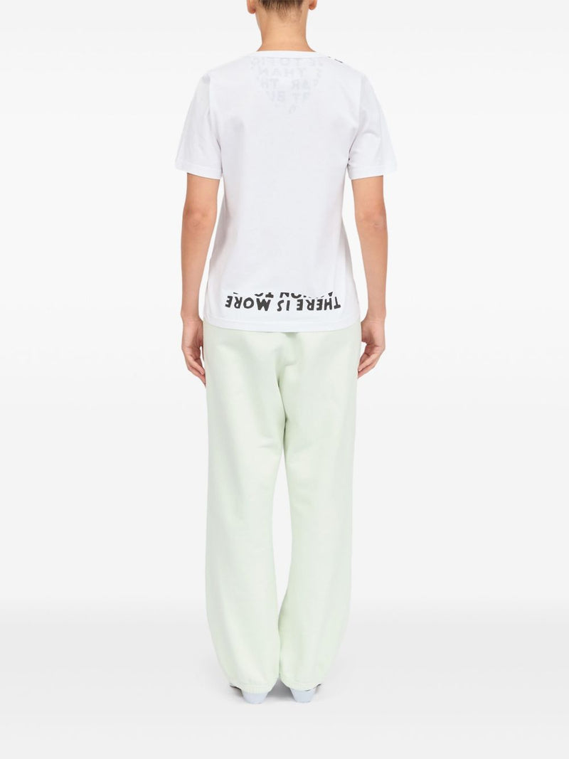 MM6 Maison Margiela Printed cotton t-shirt | Urbalen... | Urbalenti™ NYC