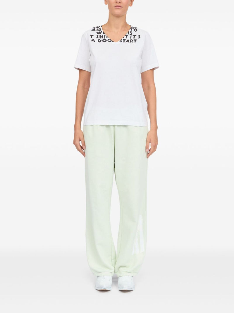 MM6 Maison Margiela Printed cotton t-shirt | Urbalen... | Urbalenti™ NYC