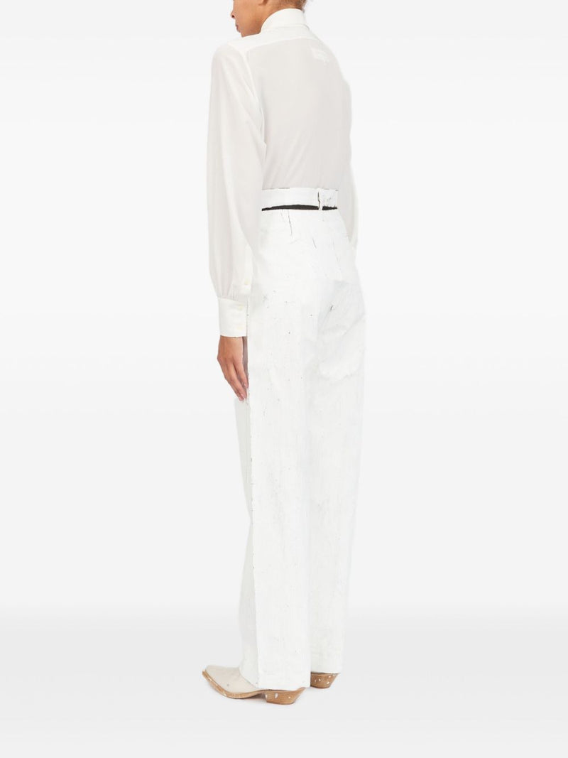 MM6 Maison Margiela Wax trousers | Urbalenti™ NYC