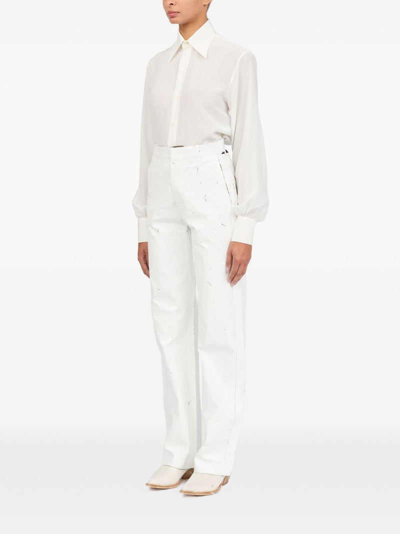 MM6 Maison Margiela Wax trousers | Urbalenti™ NYC
