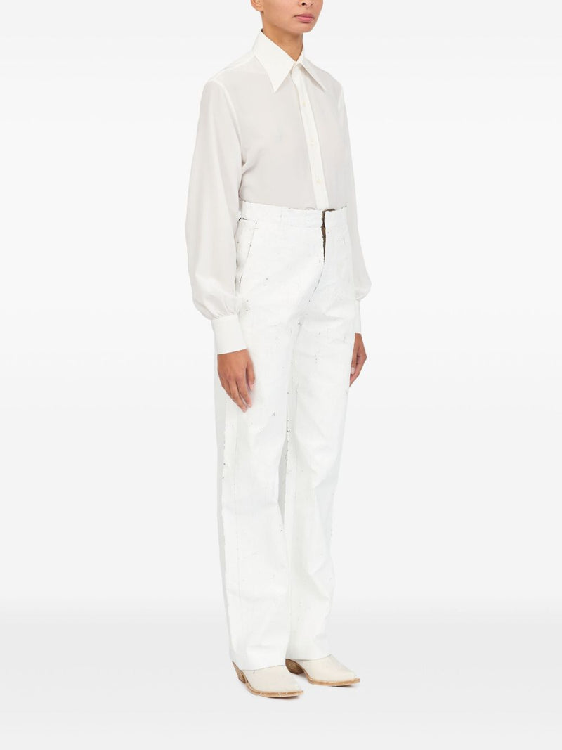 MM6 Maison Margiela Wax trousers | Urbalenti™ NYC