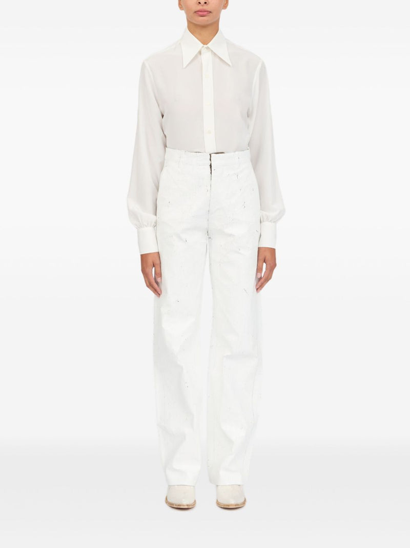 MM6 Maison Margiela Wax trousers | Urbalenti™ NYC