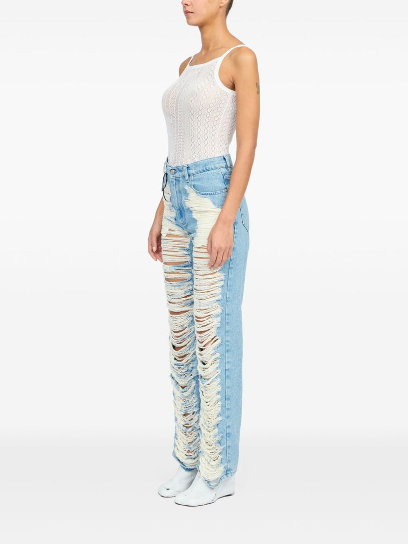 MM6 Maison Margiela Denim cotton jeans | Urbalenti™ NYC