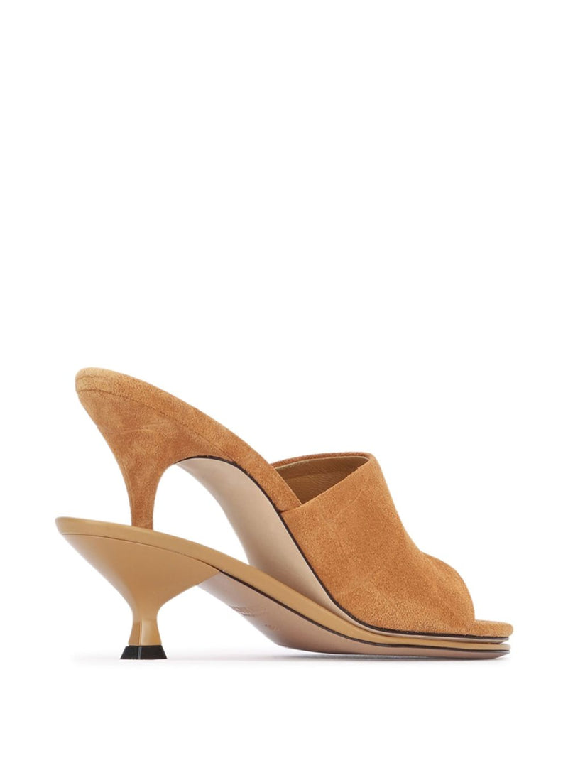 JACQUEMUS The Doubles 100mm Mules | Urbalenti™ NYC