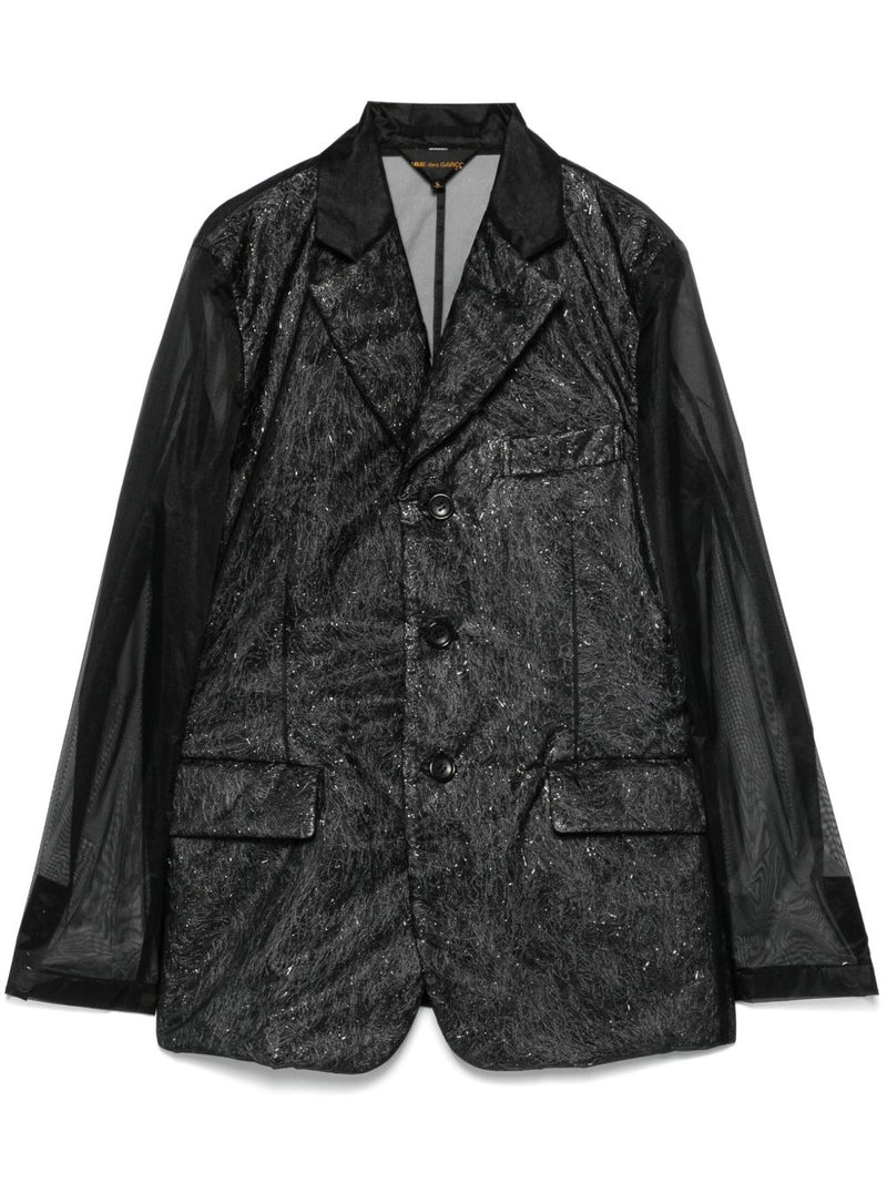 Comme Des Garcons Comme Des Garcons Chiffon blazer