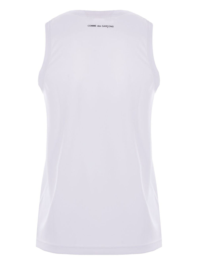 Comme Des Garcons Comme Des Garcons Branded sleeveless t-shirt