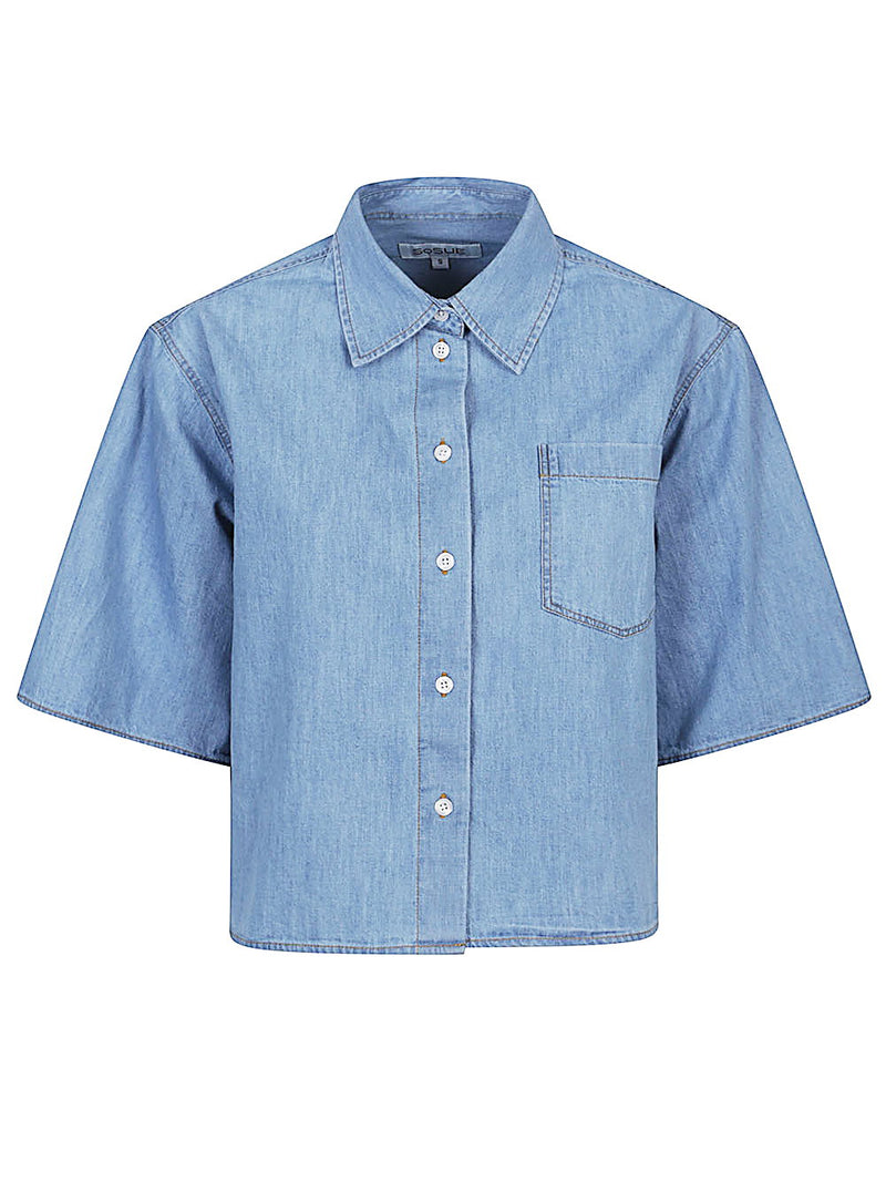 SOSUE Sosue Denim cotton shirt
