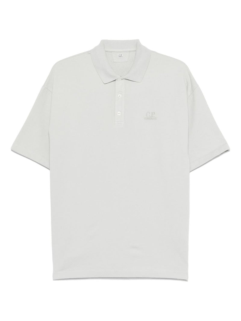 C.P. Company C.P. Company Logo cotton polo shirt