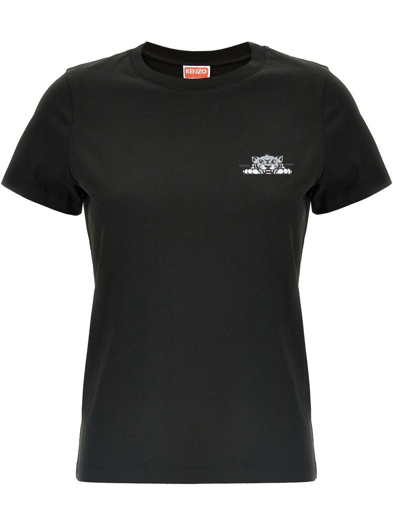 Kenzo Happy tiger cotton t-shirt | Urbalenti™ NYC