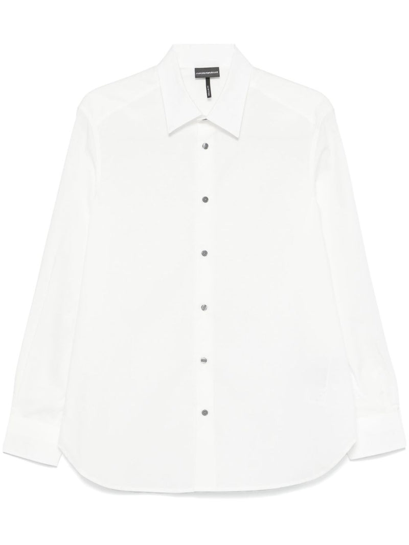 Emporio Armani Shirts White - Cotton Long Sleeve - Style 94-P25 | Urbale... | Urbalenti™ NYC