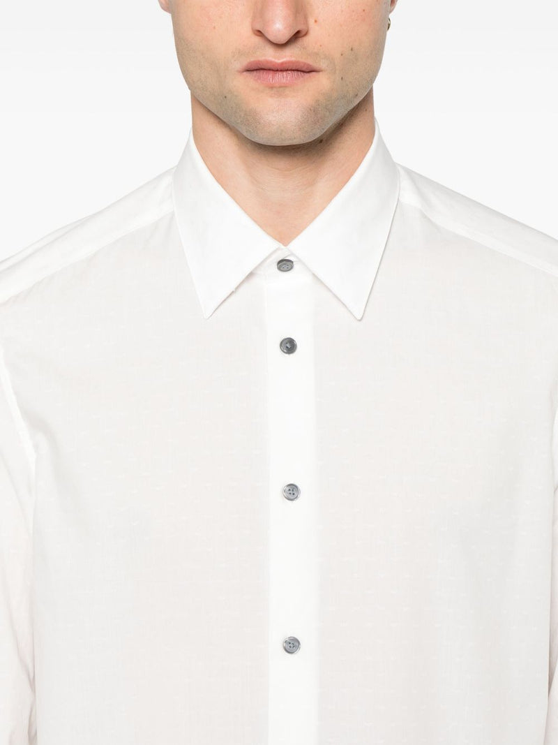 Emporio Armani Shirts White - Cotton Long Sleeve - Style 94-P25 | Urbale... | Urbalenti™ NYC