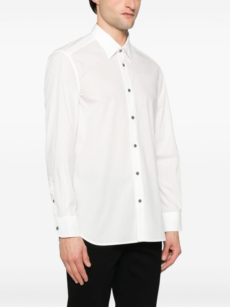 Emporio Armani Shirts White - Cotton Long Sleeve - Style 94-P25 | Urbale... | Urbalenti™ NYC