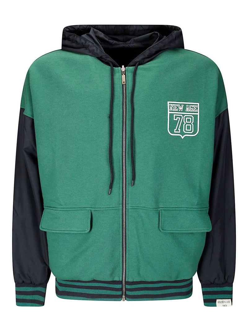 Golden Goose Organic cotton reversbile hoodie | Urbalenti™ NYC