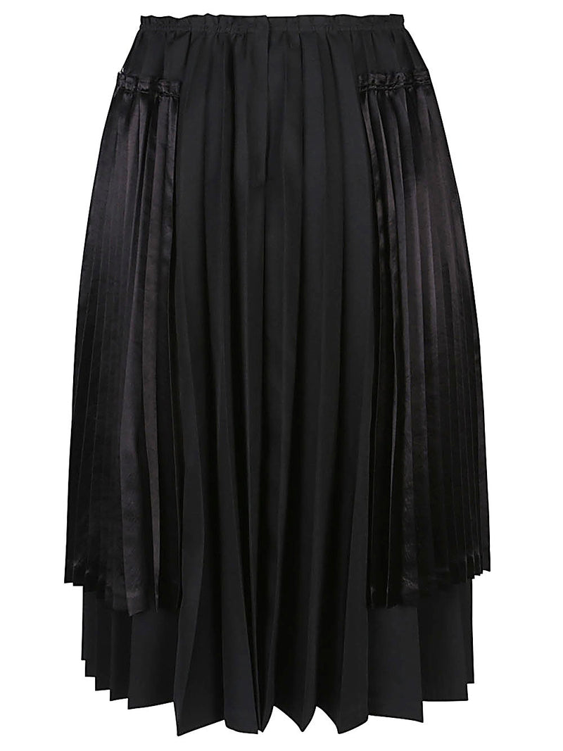 Comme Des Garcons Comme Des Garcons Pleated midi skirt