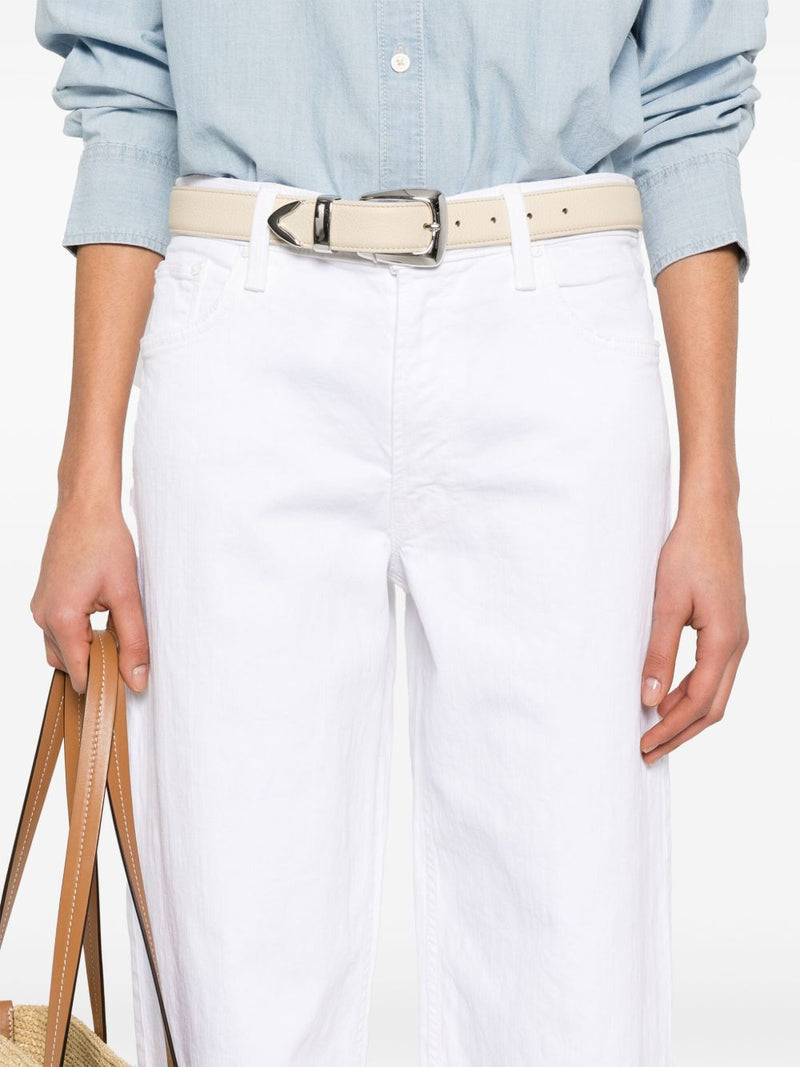 Mother The Spinner zip denim jeans | Urbalenti™ NYC