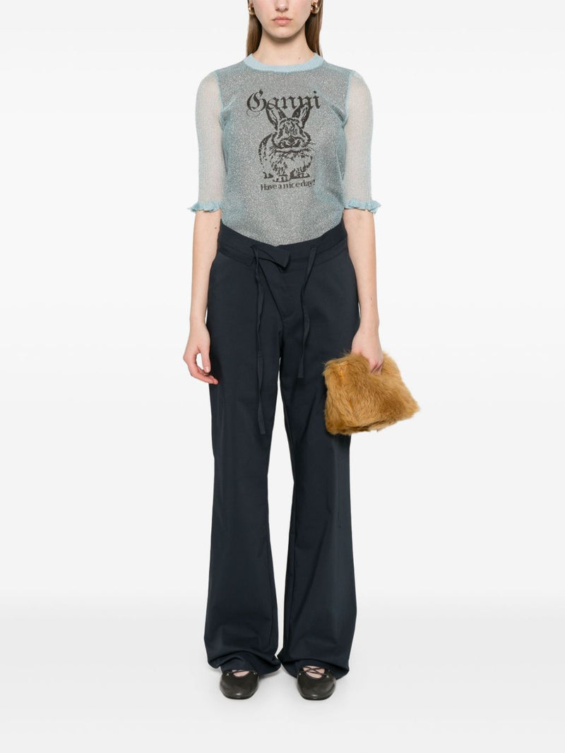 Ganni Ganni Bunny-detail top