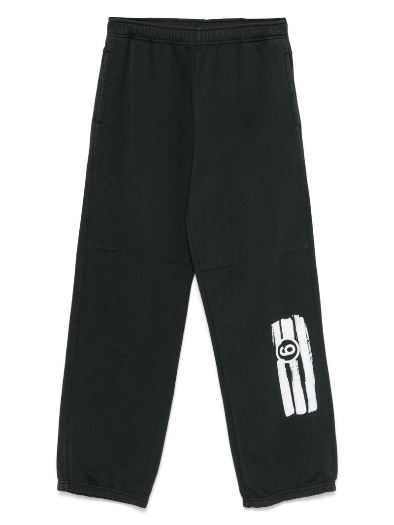MM6 Maison Margiela Logo cotton sweatpants | Urbalenti™ NYC