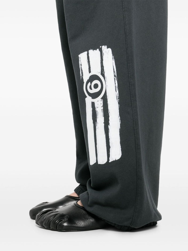 MM6 Maison Margiela Logo cotton sweatpants | Urbalenti™ NYC