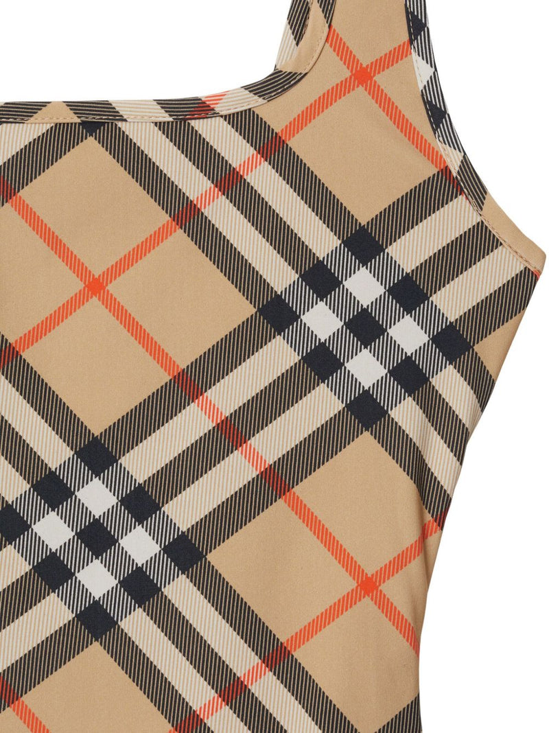 Burberry check-pattern swimsuit | Urbalenti™ NYC