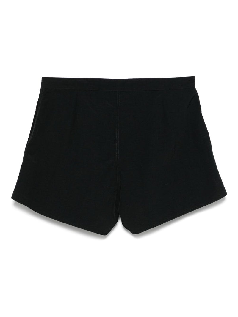 Saint Laurent Tonal Logo Swim Shorts | Urbalenti™ NYC