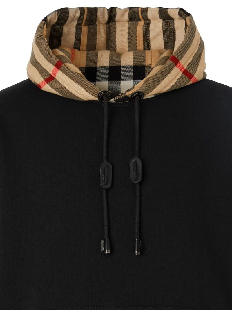 Burberry Check Cotton Blend Zip-Up Hoodie | Urbalenti™ NYC