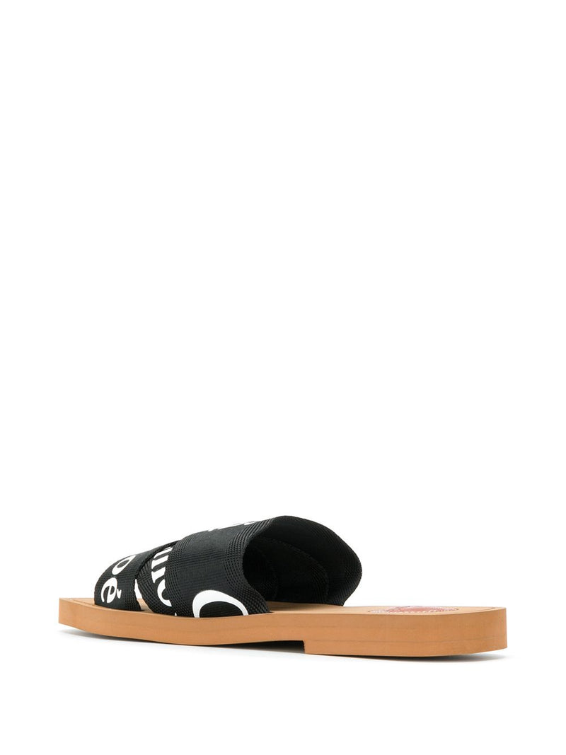 Chloé Woody Sandalia Plana Mule | URBALENTI™