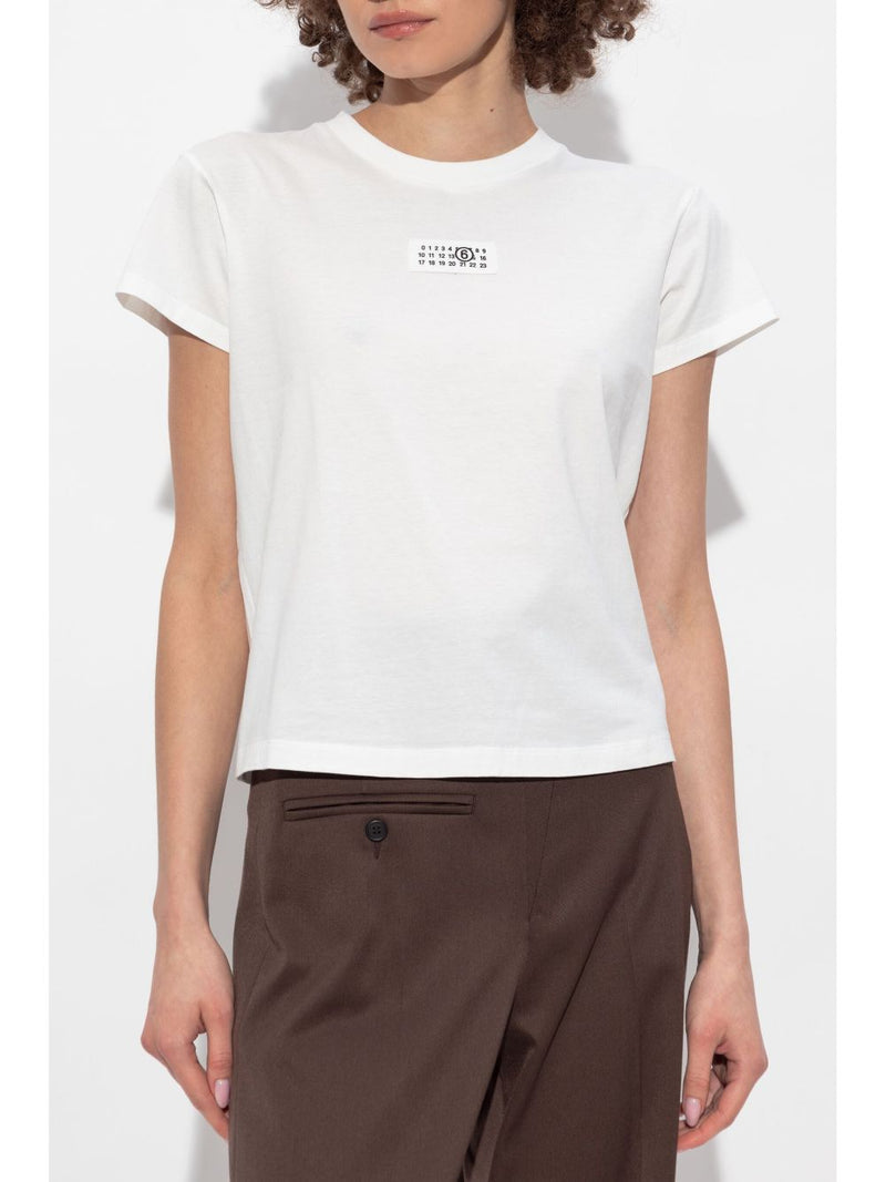 MM6 Maison Margiela T-Shirts and Polos White - Jersey | Urbalenti | Urba... | Urbalenti™ NYC