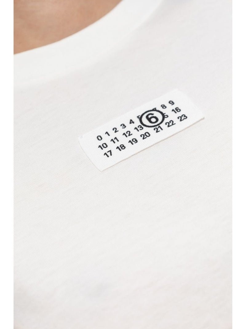 MM6 Maison Margiela T-Shirts and Polos White - Jersey | Urbalenti | Urba... | Urbalenti™ NYC
