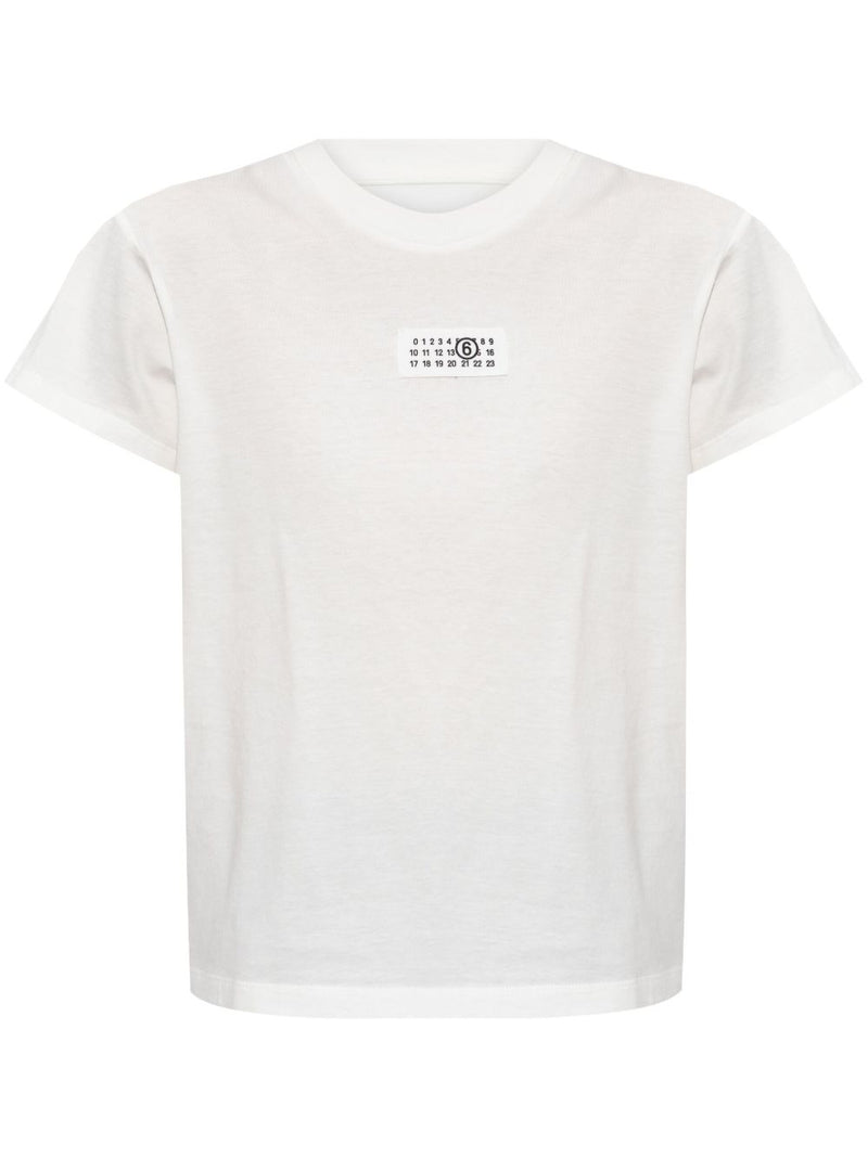 MM6 Maison Margiela T-Shirts and Polos White - Jersey | Urbalenti | Urba... | Urbalenti™ NYC