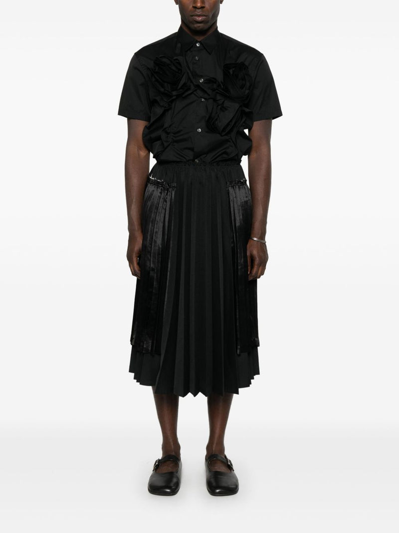 Comme Des Garcons Comme Des Garcons Pleated midi skirt