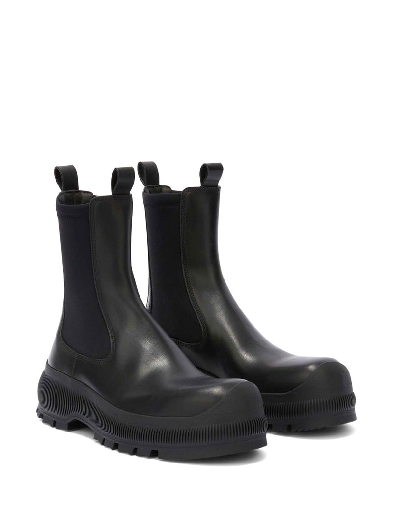 Jil Sander Plus Leather chelsea boots | Urbalenti™ NYC