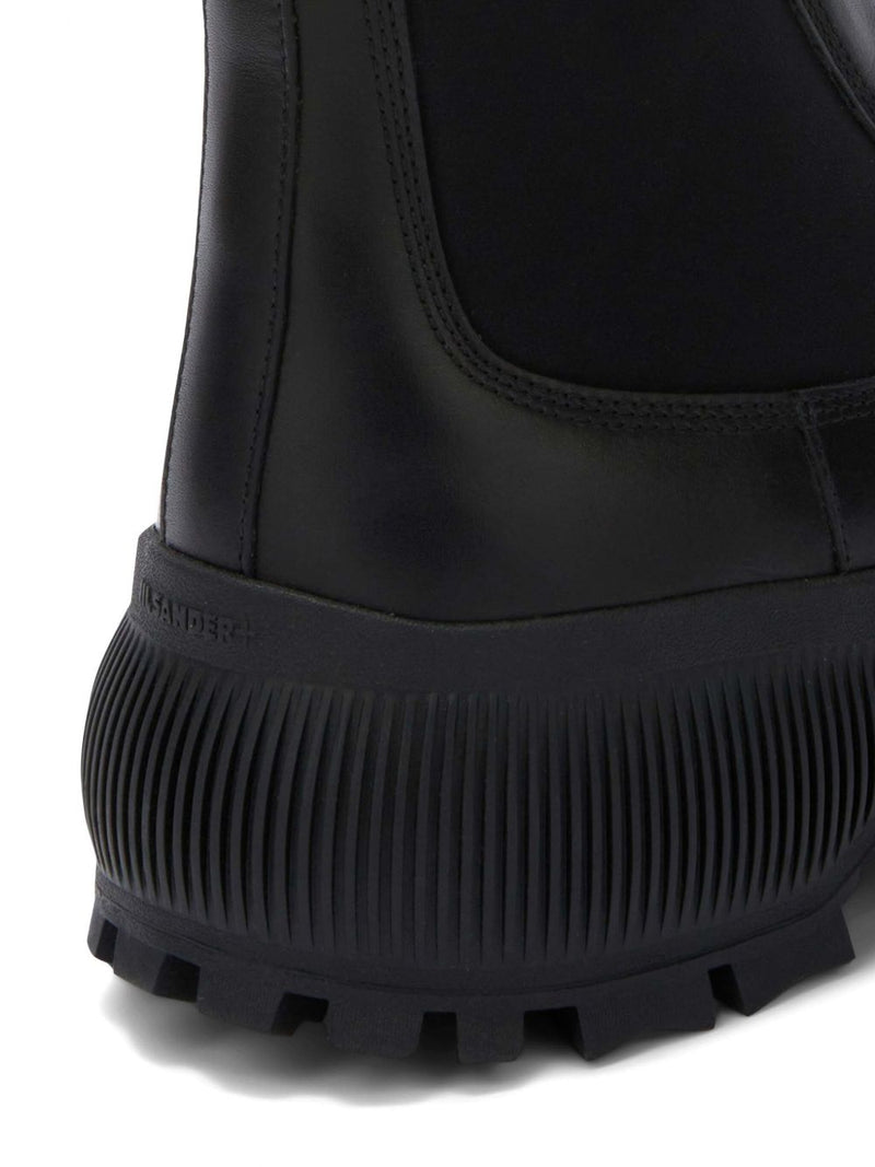 Jil Sander Plus Leather chelsea boots | Urbalenti™ NYC