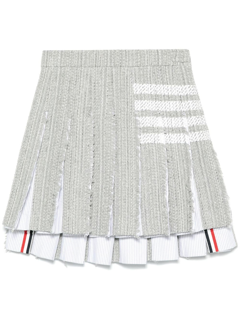 Thom Browne Thom Browne 4-Bar stripe 4bar cotton blend skirt