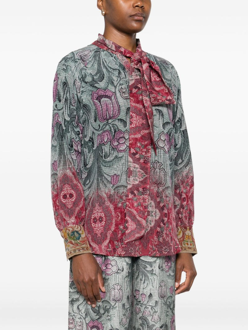 Pierre Louis Mascia Pierre Louis Mascia Printed silk shirt