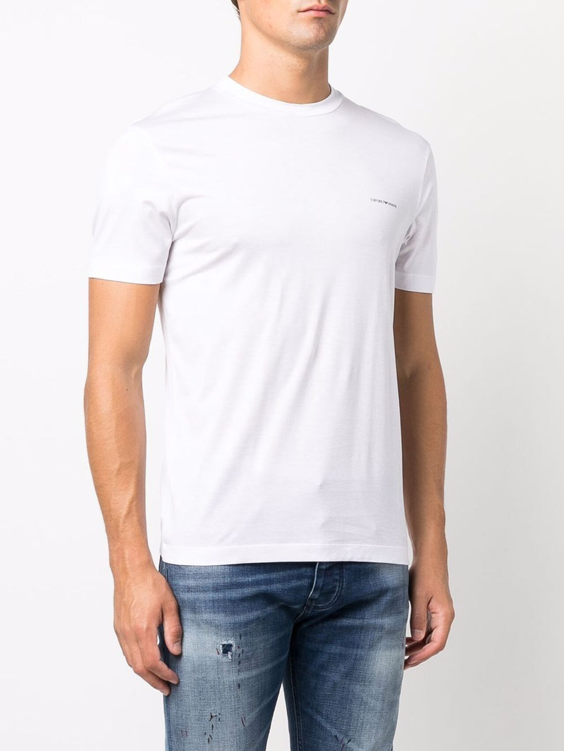 Emporio Armani Logo cotton blend t-shirt | Urbalenti Variant 2 | Urbalenti™ NYC