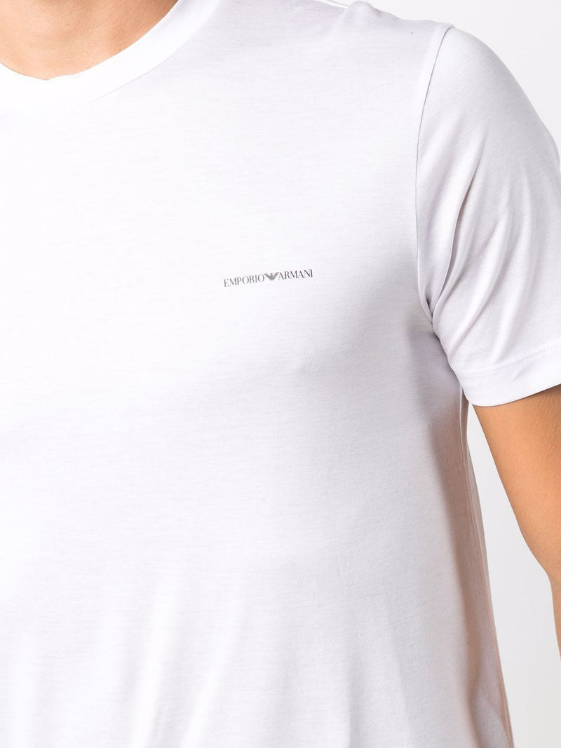 Emporio Armani Logo cotton blend t-shirt | Urbalenti Variant 2 | Urbalenti™ NYC