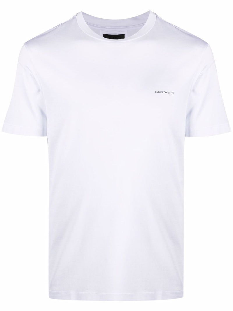 Emporio Armani Logo cotton blend t-shirt | Urbalenti Variant 2 | Urbalenti™ NYC