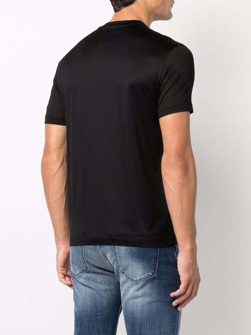 Emporio Armani T-Shirts and Polos Black - Black Logo Print | Urbalenti |... | Urbalenti™ NYC